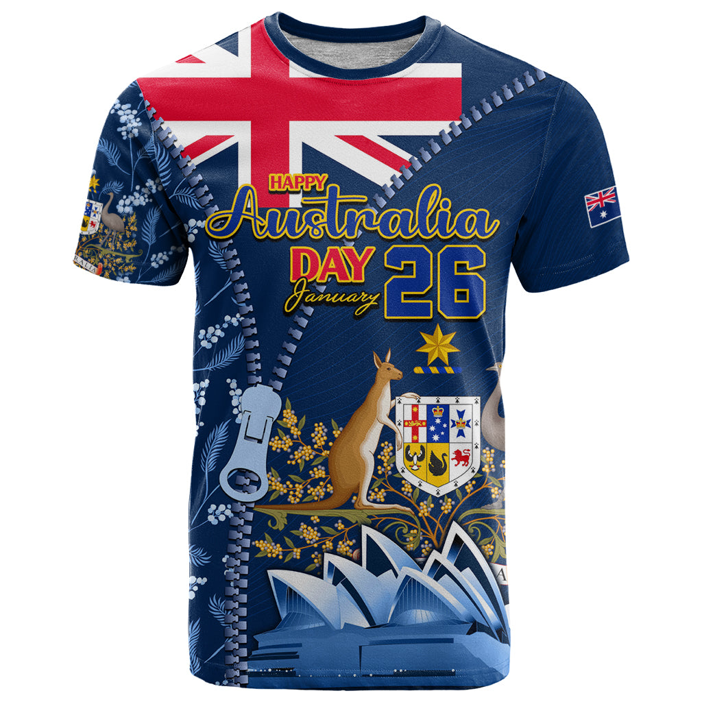 Personalised Happy Australia Day 26 January T Shirt LT9