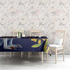 Blue Kangaroo and Golden Wattle Personalised Tablecloth Happy Australia Day 6 January