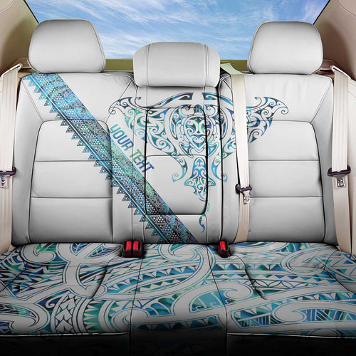 Kahui Whetu Paua shell Kowhaiwhai Taniko Personalised Back Car Seat Cover Manta Ray Shark-Turtle Maori Tribal Style