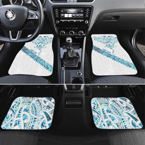 Kahui Whetu Paua shell Kowhaiwhai Taniko Personalised Car Mats Manta Ray Shark-Turtle Maori Tribal Style