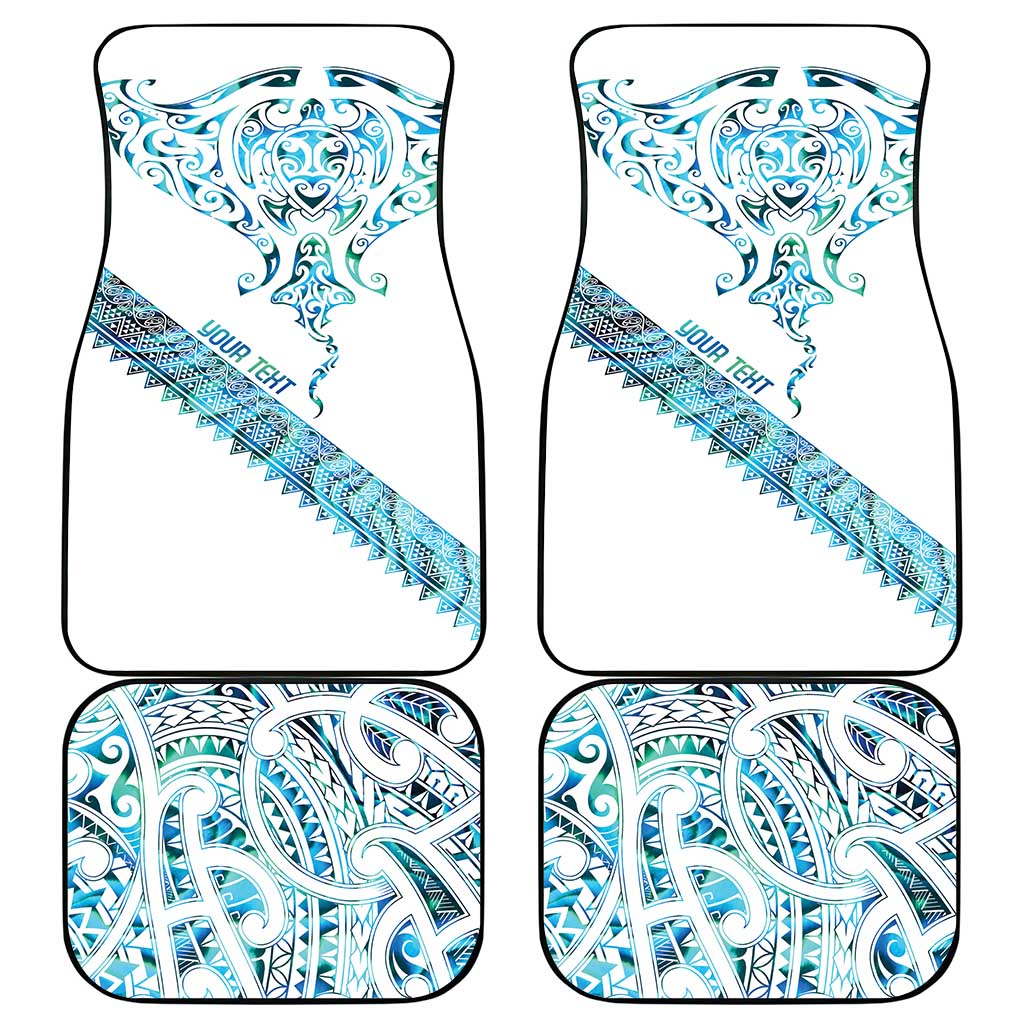 Kahui Whetu Paua shell Kowhaiwhai Taniko Personalised Car Mats Manta Ray Shark-Turtle Maori Tribal Style