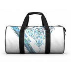 Kahui Whetu Paua shell Kowhaiwhai Taniko Personalised Duffle Bag Manta Ray Shark-Turtle Maori Tribal Style
