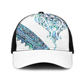 Kahui Whetu Paua shell Kowhaiwhai Taniko Mesh Trucker Cap Manta Ray Shark-Turtle Maori Tribal Style