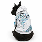 Kahui Whetu Paua shell Kowhaiwhai Taniko Personalised Pet Hoodie Manta Ray Shark-Turtle Maori Tribal Style
