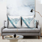 Kahui Whetu Paua shell Kowhaiwhai Taniko Personalised Pillow Cover Manta Ray Shark-Turtle Maori Tribal Style
