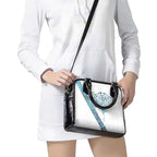 Kahui Whetu Paua shell Kowhaiwhai Taniko Personalised Shoulder Handbag Manta Ray Shark-Turtle Maori Tribal Style