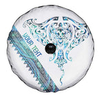 Kahui Whetu Paua shell Kowhaiwhai Taniko Personalised Spare Tire Cover Manta Ray Shark-Turtle Maori Tribal Style