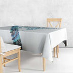Kahui Whetu Paua shell Kowhaiwhai Taniko Personalised Tablecloth Manta Ray Shark-Turtle Maori Tribal Style