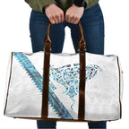 Kahui Whetu Paua shell Kowhaiwhai Taniko Personalised Travel Bag Manta Ray Shark-Turtle Maori Tribal Style