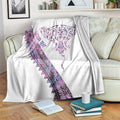 Mawhero Paua shell Kowhaiwhai Taniko Personalised Blanket Manta Ray Shark-Turtle Maori Tribal Style