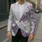 Mawhero Paua shell Kowhaiwhai Taniko Personalised Blazer Manta Ray Shark-Turtle Maori Tribal Style