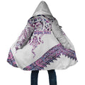 Mawhero Paua shell Kowhaiwhai Taniko Personalised Cloak Manta Ray Shark-Turtle Maori Tribal Style