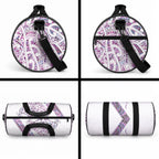 Mawhero Paua shell Kowhaiwhai Taniko Personalised Duffle Bag Manta Ray Shark-Turtle Maori Tribal Style