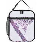 Mawhero Paua shell Kowhaiwhai Taniko Personalised Lunch Bag Manta Ray Shark-Turtle Maori Tribal Style