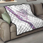 Mawhero Paua shell Kowhaiwhai Taniko Personalised Quilt Manta Ray Shark-Turtle Maori Tribal Style