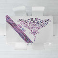 Mawhero Paua shell Kowhaiwhai Taniko Personalised Tablecloth Manta Ray Shark-Turtle Maori Tribal Style
