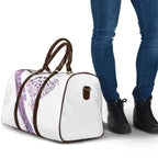 Mawhero Paua shell Kowhaiwhai Taniko Personalised Travel Bag Manta Ray Shark-Turtle Maori Tribal Style