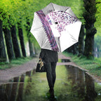 Mawhero Paua shell Kowhaiwhai Taniko Personalised Umbrella Manta Ray Shark-Turtle Maori Tribal Style