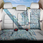 Kahui Whetu Paua shell Kowhaiwhai Taniko Personalised Back Car Seat Cover Taniwha Maori Tribal Style