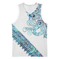 Kahui Whetu Paua shell Kowhaiwhai Taniko Personalised Basketball Jersey Taniwha Maori Tribal Style