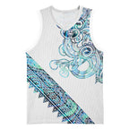 Kahui Whetu Paua shell Kowhaiwhai Taniko Personalised Basketball Jersey Taniwha Maori Tribal Style