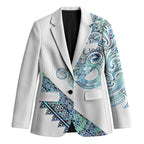 Kahui Whetu Paua shell Kowhaiwhai Taniko Personalised Blazer Taniwha Maori Tribal Style