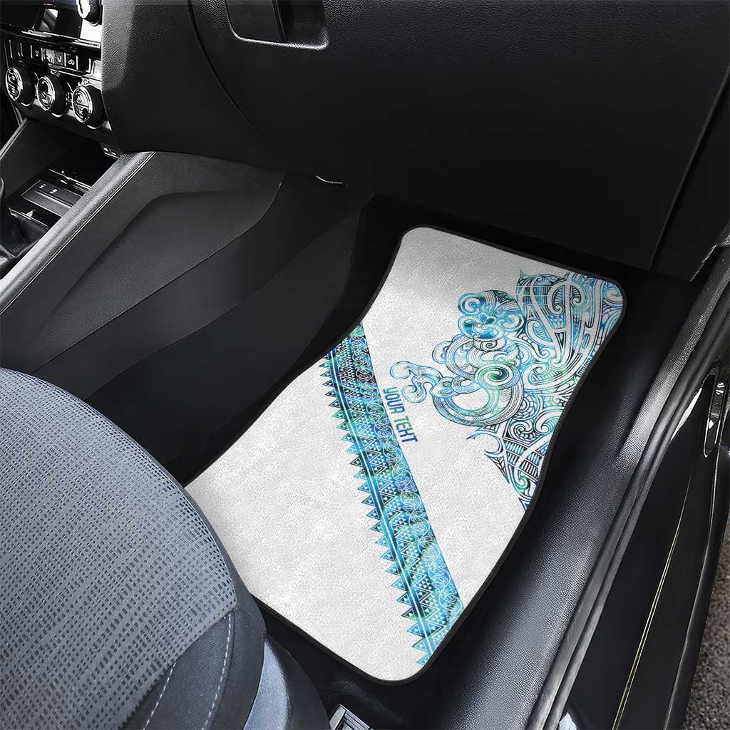 Kahui Whetu Paua shell Kowhaiwhai Taniko Personalised Car Mats Taniwha Maori Tribal Style