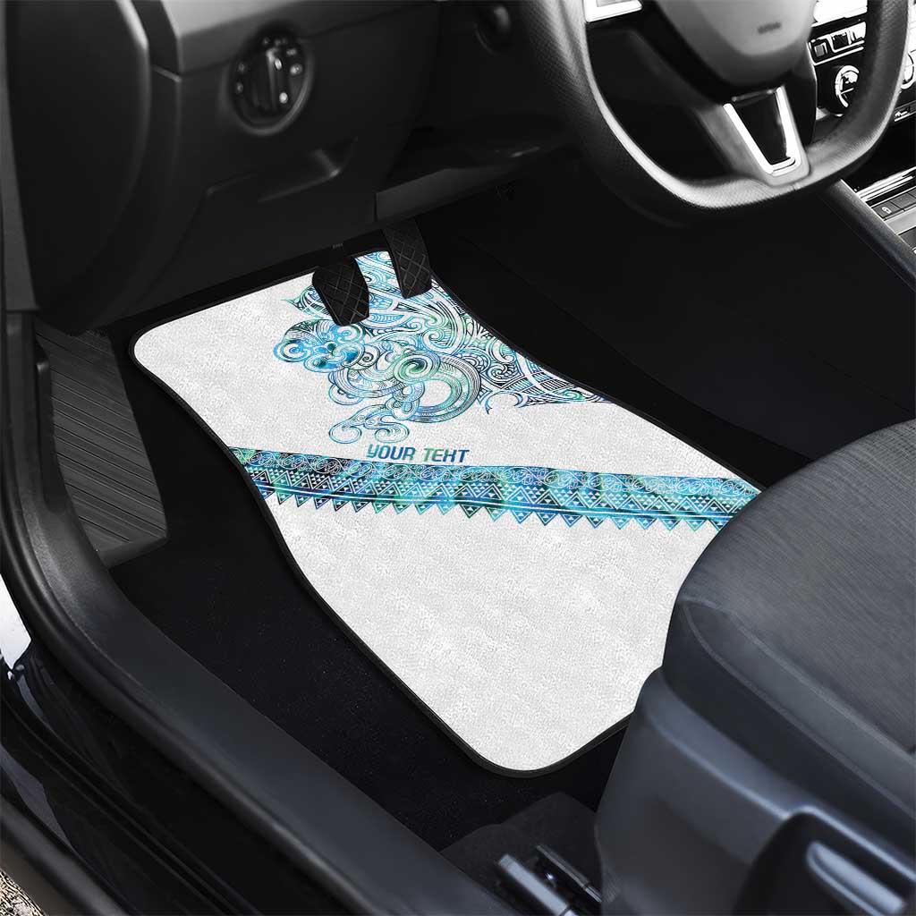 Kahui Whetu Paua shell Kowhaiwhai Taniko Personalised Car Mats Taniwha Maori Tribal Style