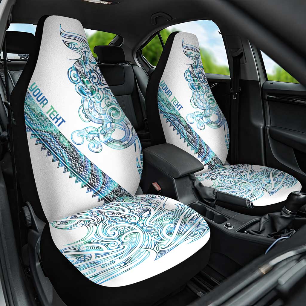 Kahui Whetu Paua shell Kowhaiwhai Taniko Personalised Car Seat Cover Taniwha Maori Tribal Style