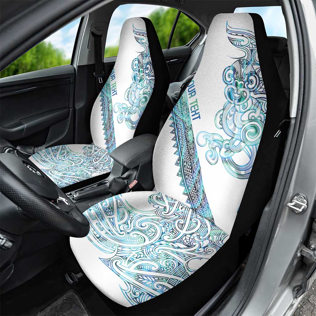 Kahui Whetu Paua shell Kowhaiwhai Taniko Personalised Car Seat Cover Taniwha Maori Tribal Style