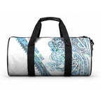 Kahui Whetu Paua shell Kowhaiwhai Taniko Personalised Duffle Bag Taniwha Maori Tribal Style