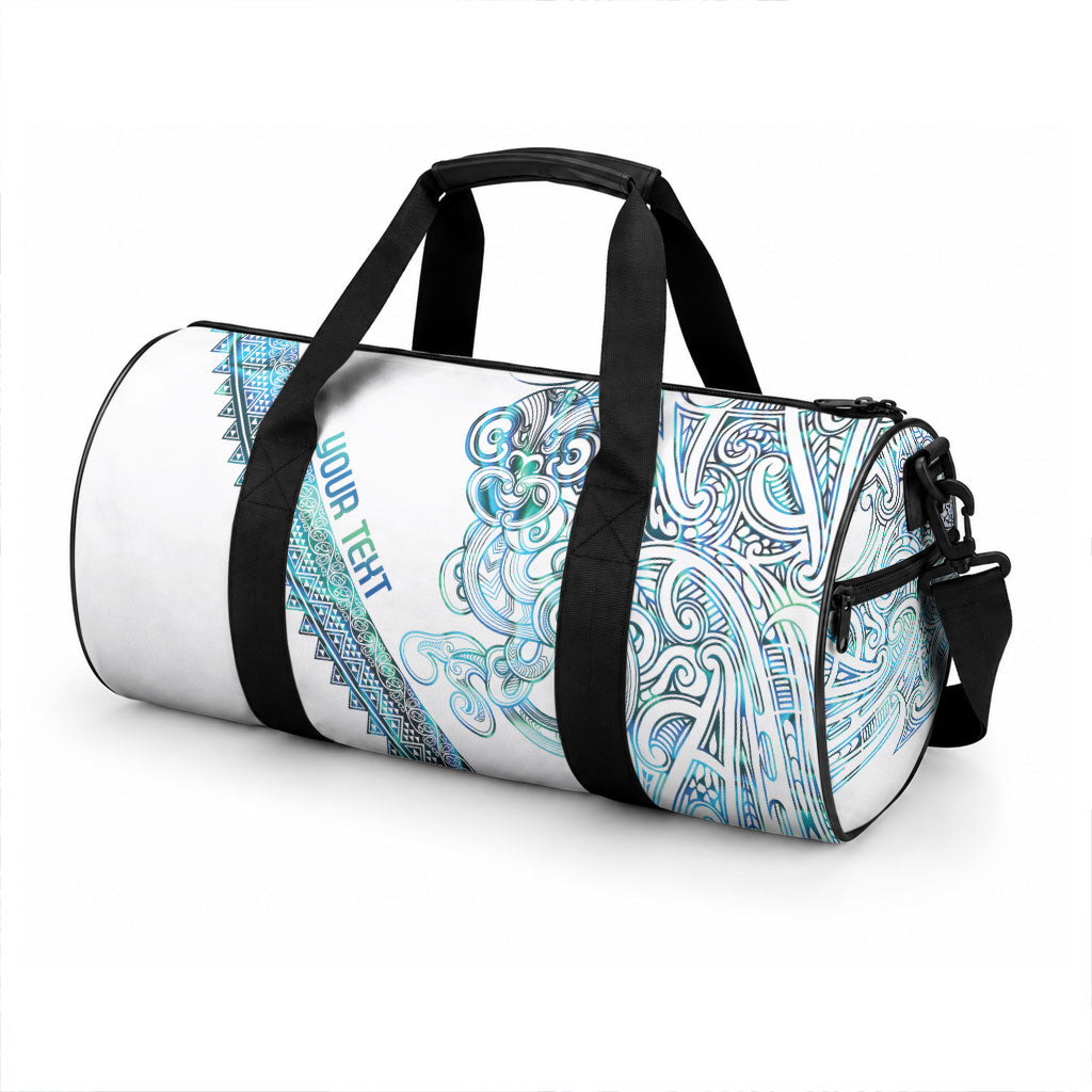 Kahui Whetu Paua shell Kowhaiwhai Taniko Personalised Duffle Bag Taniwha Maori Tribal Style