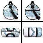 Kahui Whetu Paua shell Kowhaiwhai Taniko Personalised Duffle Bag Taniwha Maori Tribal Style
