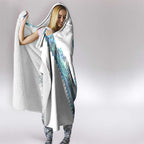 Kahui Whetu Paua shell Kowhaiwhai Taniko Personalised Hooded Blanket Taniwha Maori Tribal Style
