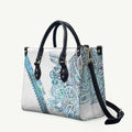 Kahui Whetu Paua shell Kowhaiwhai Taniko Personalised Leather Bag Taniwha Maori Tribal Style