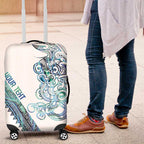 Kahui Whetu Paua shell Kowhaiwhai Taniko Personalised Luggage Cover Taniwha Maori Tribal Style