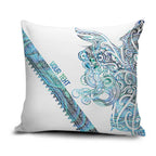 Kahui Whetu Paua shell Kowhaiwhai Taniko Personalised Pillow Cover Taniwha Maori Tribal Style