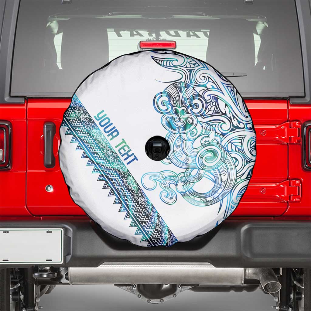 Kahui Whetu Paua shell Kowhaiwhai Taniko Personalised Spare Tire Cover Taniwha Maori Tribal Style