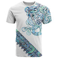 Kahui Whetu Paua shell Kowhaiwhai Taniko Personalised T Shirt Taniwha Maori Tribal Style