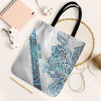 Kahui Whetu Paua shell Kowhaiwhai Taniko Personalised Tote Bag Taniwha Maori Tribal Style