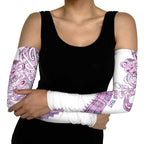Mawhero Paua shell Kowhaiwhai Taniko Personalised Arm Sleeves Taniwha Maori Tribal Style