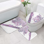 Mawhero Paua shell Kowhaiwhai Taniko Personalised Bathroom Set Taniwha Maori Tribal Style