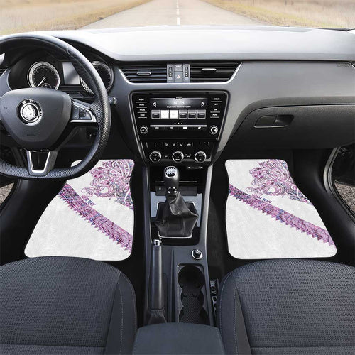 Mawhero Paua shell Kowhaiwhai Taniko Personalised Car Mats Taniwha Maori Tribal Style