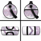 Mawhero Paua shell Kowhaiwhai Taniko Personalised Duffle Bag Taniwha Maori Tribal Style