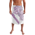 Mawhero Paua shell Kowhaiwhai Taniko Personalised Lavalava Taniwha Maori Tribal Style