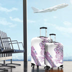 Mawhero Paua shell Kowhaiwhai Taniko Personalised Luggage Cover Taniwha Maori Tribal Style