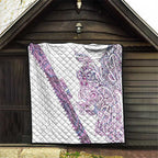 Mawhero Paua shell Kowhaiwhai Taniko Personalised Quilt Taniwha Maori Tribal Style
