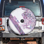 Mawhero Paua shell Kowhaiwhai Taniko Personalised Spare Tire Cover Taniwha Maori Tribal Style