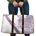 Mawhero Paua shell Kowhaiwhai Taniko Personalised Travel Bag Taniwha Maori Tribal Style