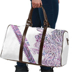 Mawhero Paua shell Kowhaiwhai Taniko Personalised Travel Bag Taniwha Maori Tribal Style